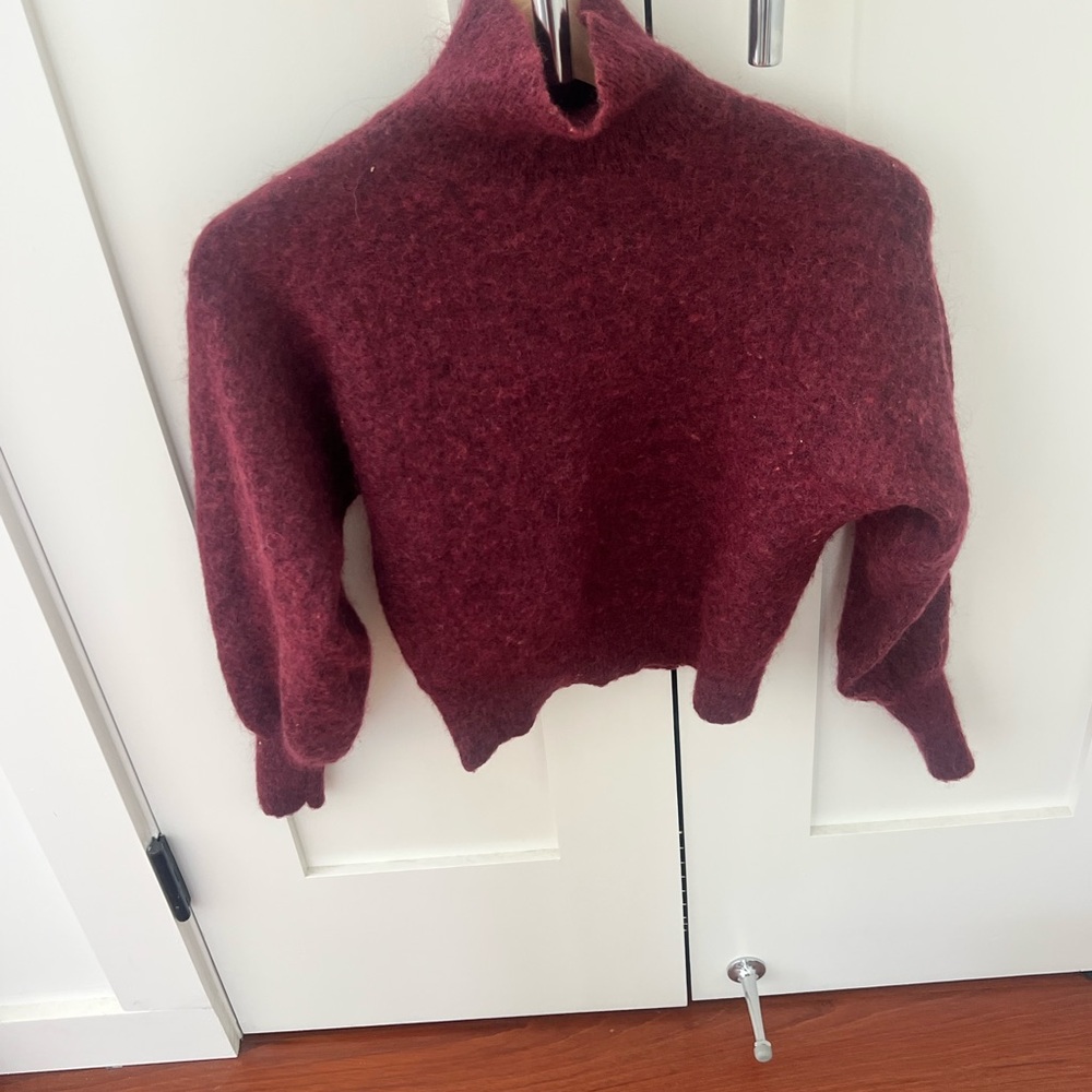 Women's Burgundy Sweater